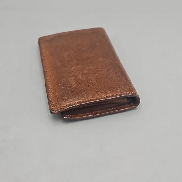 Vintage Coach Small Distressed Brown Wallet - Picture 4 of 10